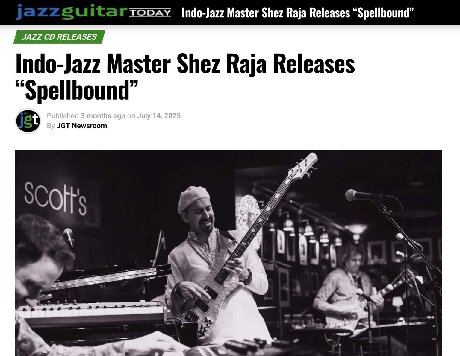 Sheraz Raja Shez Raja | Spellbound | June 20, 2025 - Jazzfuel