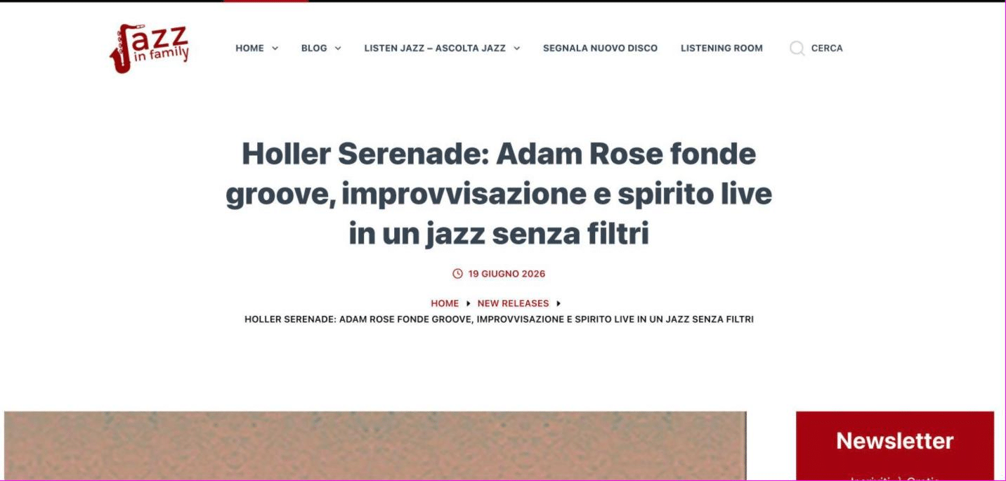 Adam Rose - Jazz in Family